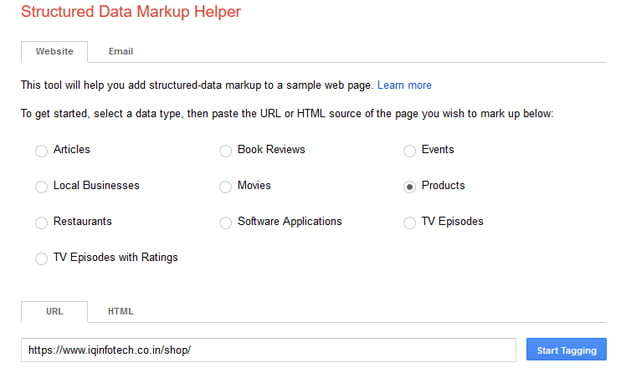 schema markup helper